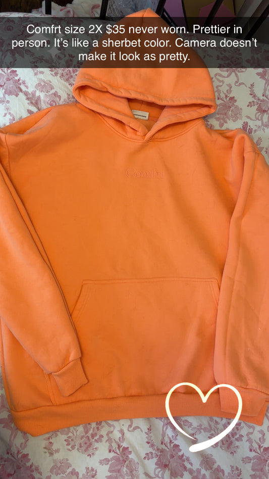 Comfrt Dreamsicle Hoodie 2X